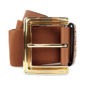 Michael Kors Women's Stretch Belt - Gold Size Large/Extra Large L/XL